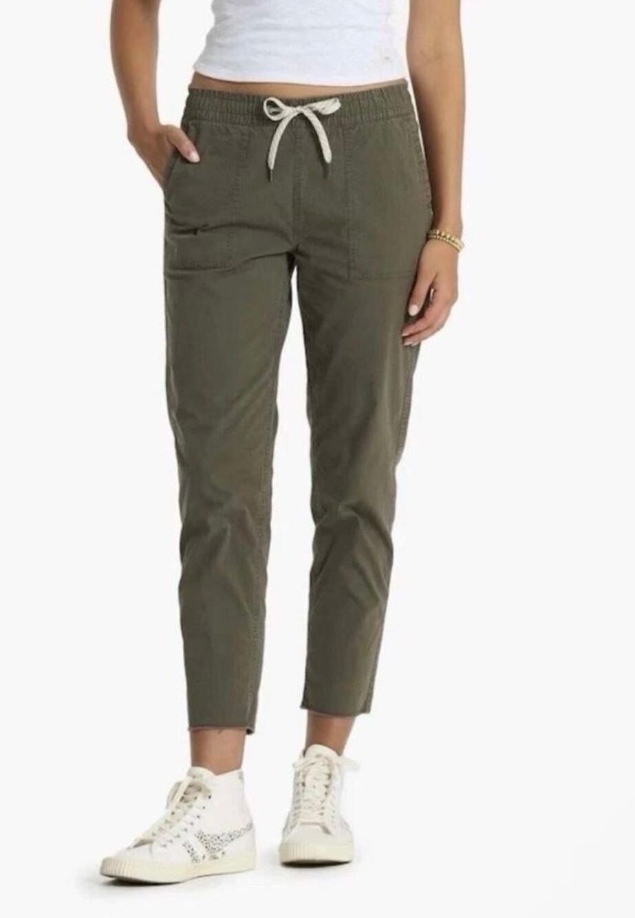 Vuori Vintage Ripstop Ankle Pants in Army Size XS